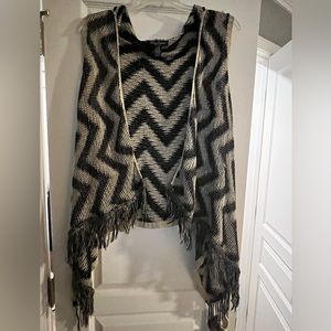 Streetwear Society Fringed Vest/Cardigan